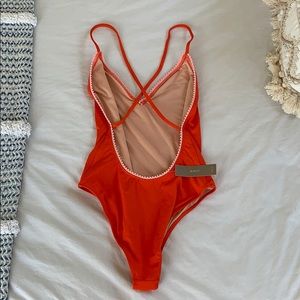 NWT J CREW Playa x-back one piece swimsuit